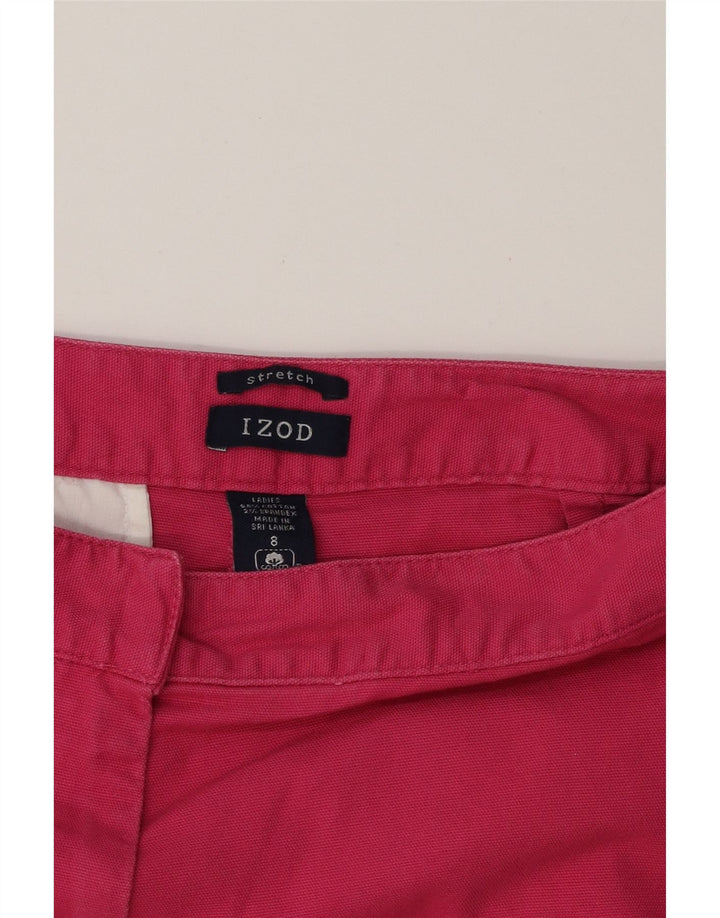 IZOD Womens Chino Shorts US 8 Medium W30 Pink Cotton Vintage Izod and Second-Hand Izod from Messina Hembry 
