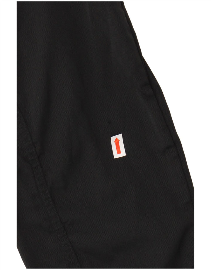 ZARA Veste parka surdimensionnée à capuche pour femme UK 10 Small Noir