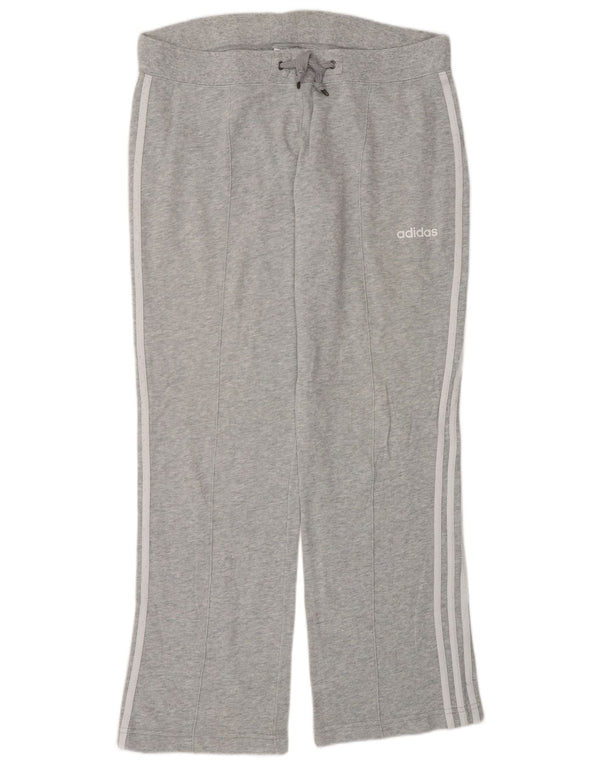 Adidas Pantalon de survêtement pour femme UK 14 Gris moyen Coton