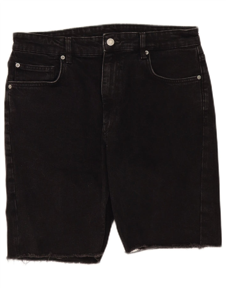 Zara Short en jean pour homme EU 42 Large W32 Noir