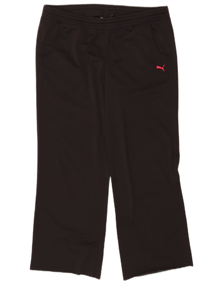 Puma Pantalon de survêtement pour femme UK 16 Large Noir Polyester