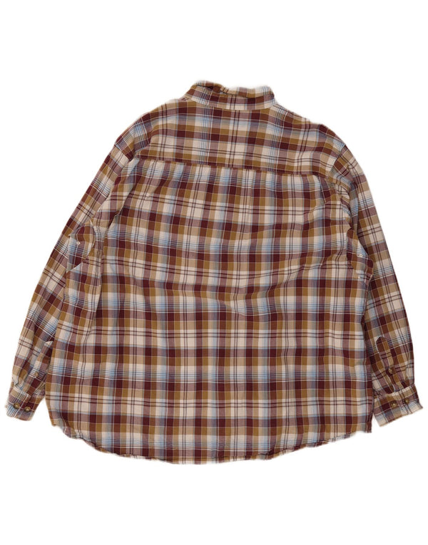 Wrangler Chemise Homme XL Marron Carreaux