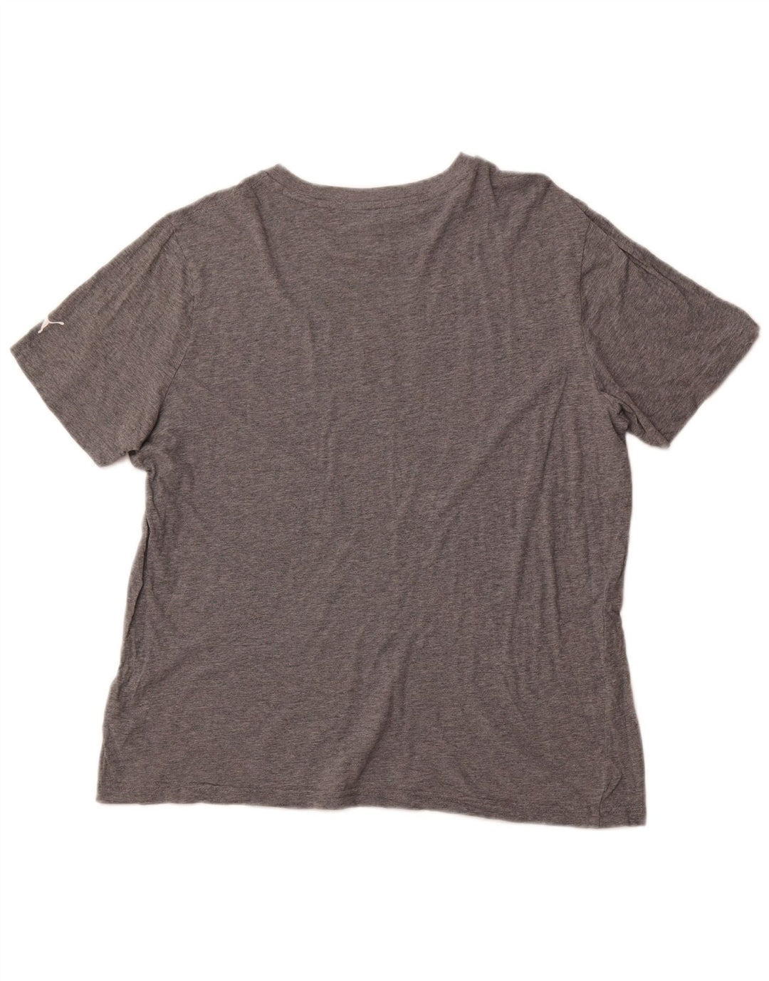 PUMA T-shirt graphique pour femme UK 16 Large Gris Coton