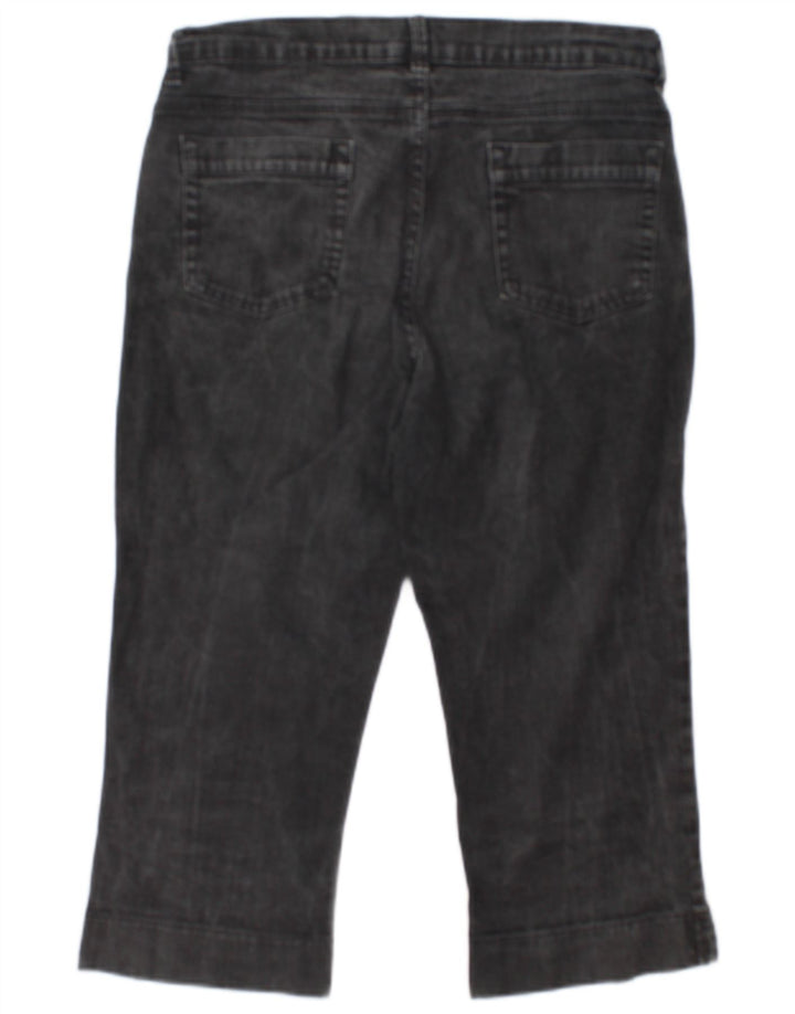 Marks & Spencer Jean Capri pour femme UK 12 Medium W30 L19 Gris Coton