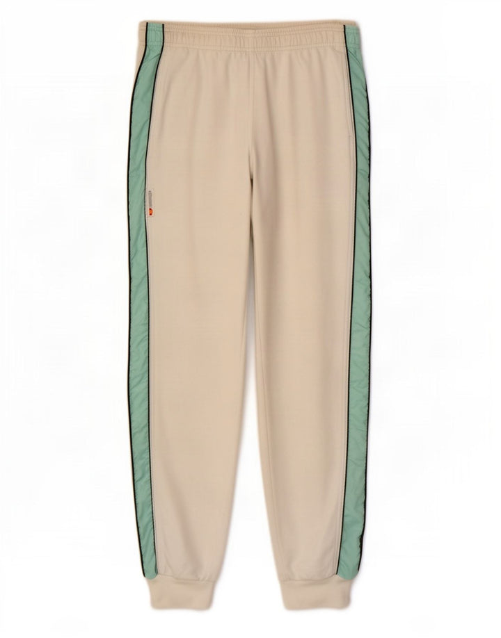 Ellesse Pantalon de survêtement pour homme Pantalon de jogging Medium W30 L30 Blanc Colourblock