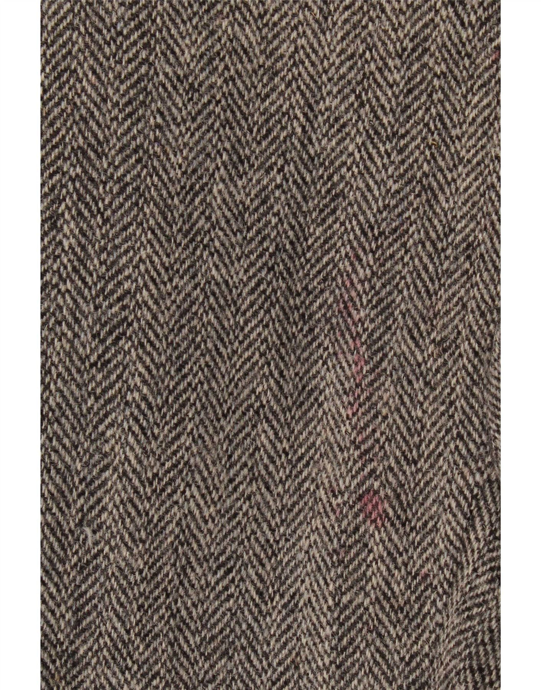 Harris Tweed Veste Blazer 2 Boutons pour Homme UK 40 Grande Laine à Chevrons Gris