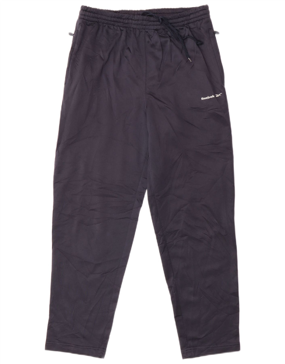 Reebok Pantalon de Survêtement Garçon 13-14 ans Bleu Marine Polyester