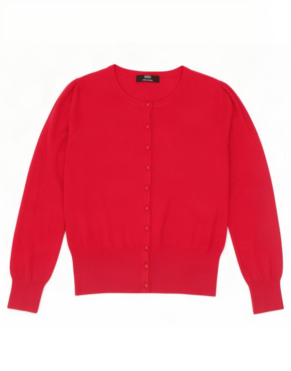 Marks & Spencer Pull cardigan court pour femme UK 8 Petite viscose rose