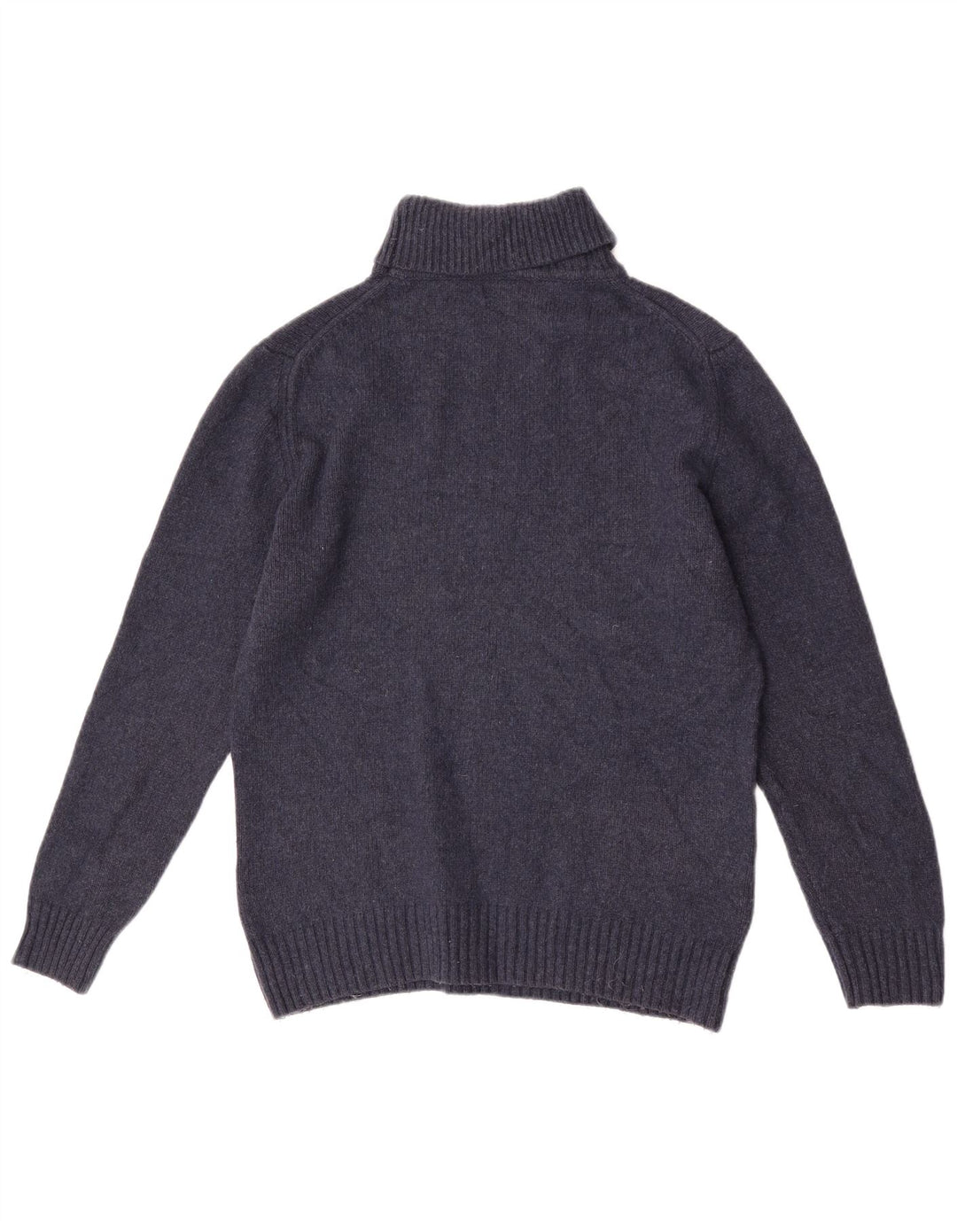 Zara Pull col roulé pour homme, grand, bleu marine