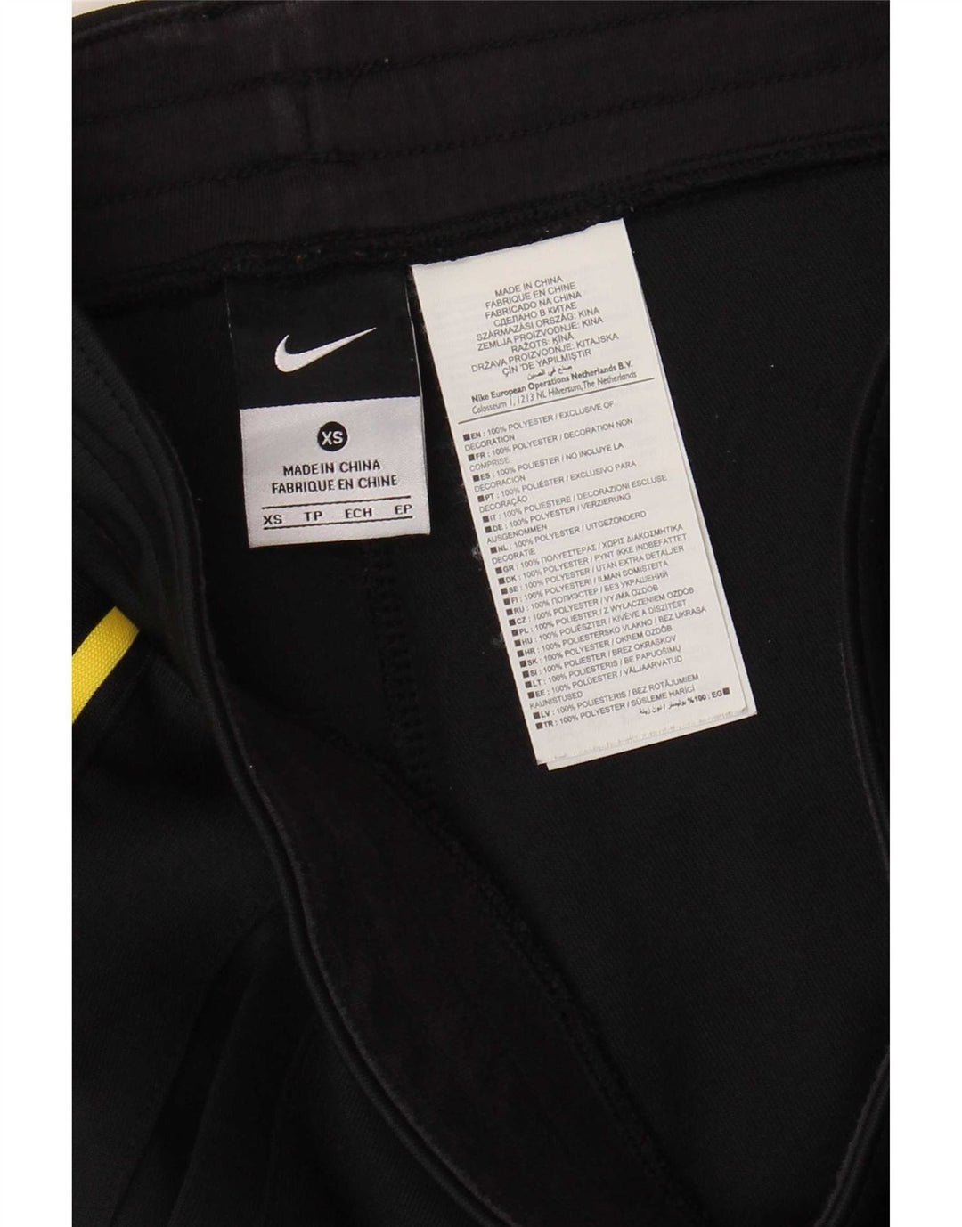 Nike Pantalon de survêtement pour femme UK 6 XS Noir Polyester