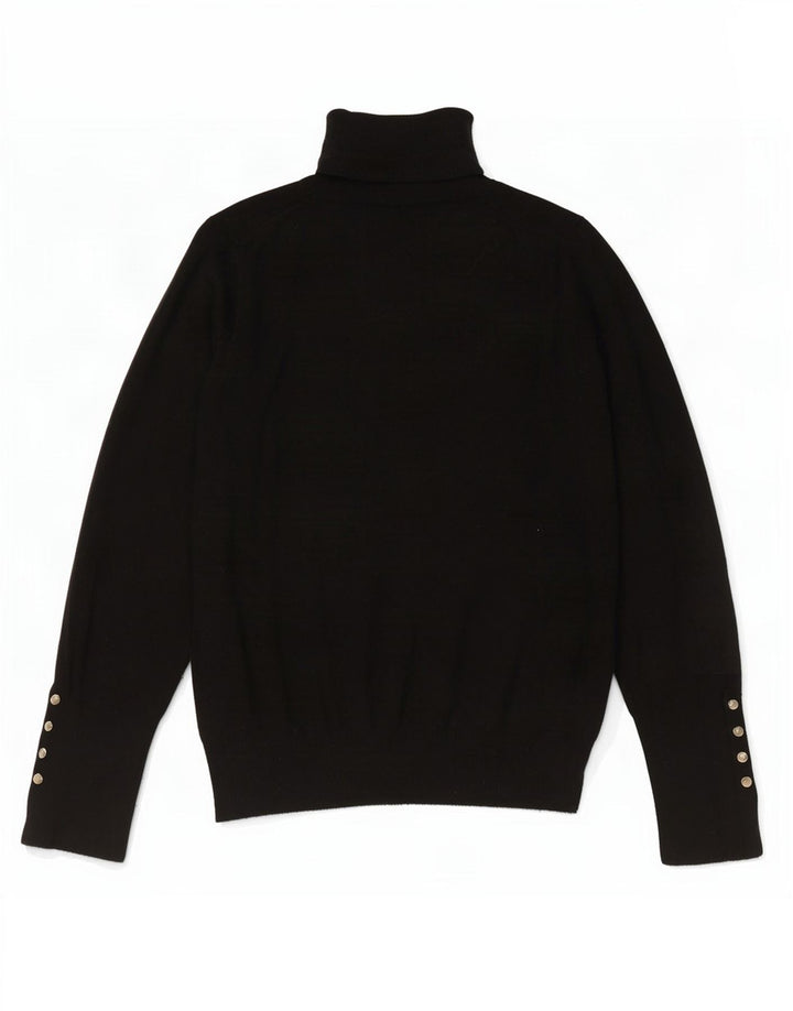 Zara Pull col roulé pour femme UK 10 Petit Noir