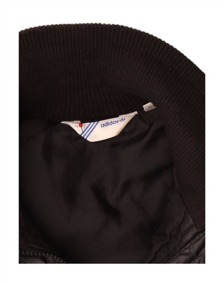 Adidas Femme Gilet Rembourré IT 44 Moyen Noir Polyester