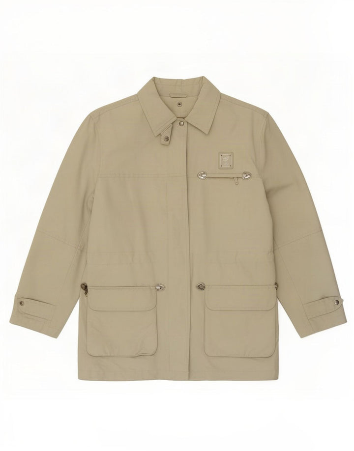 Piero Guidi Veste utilitaire pour femme UK 12 Nylon beige moyen
