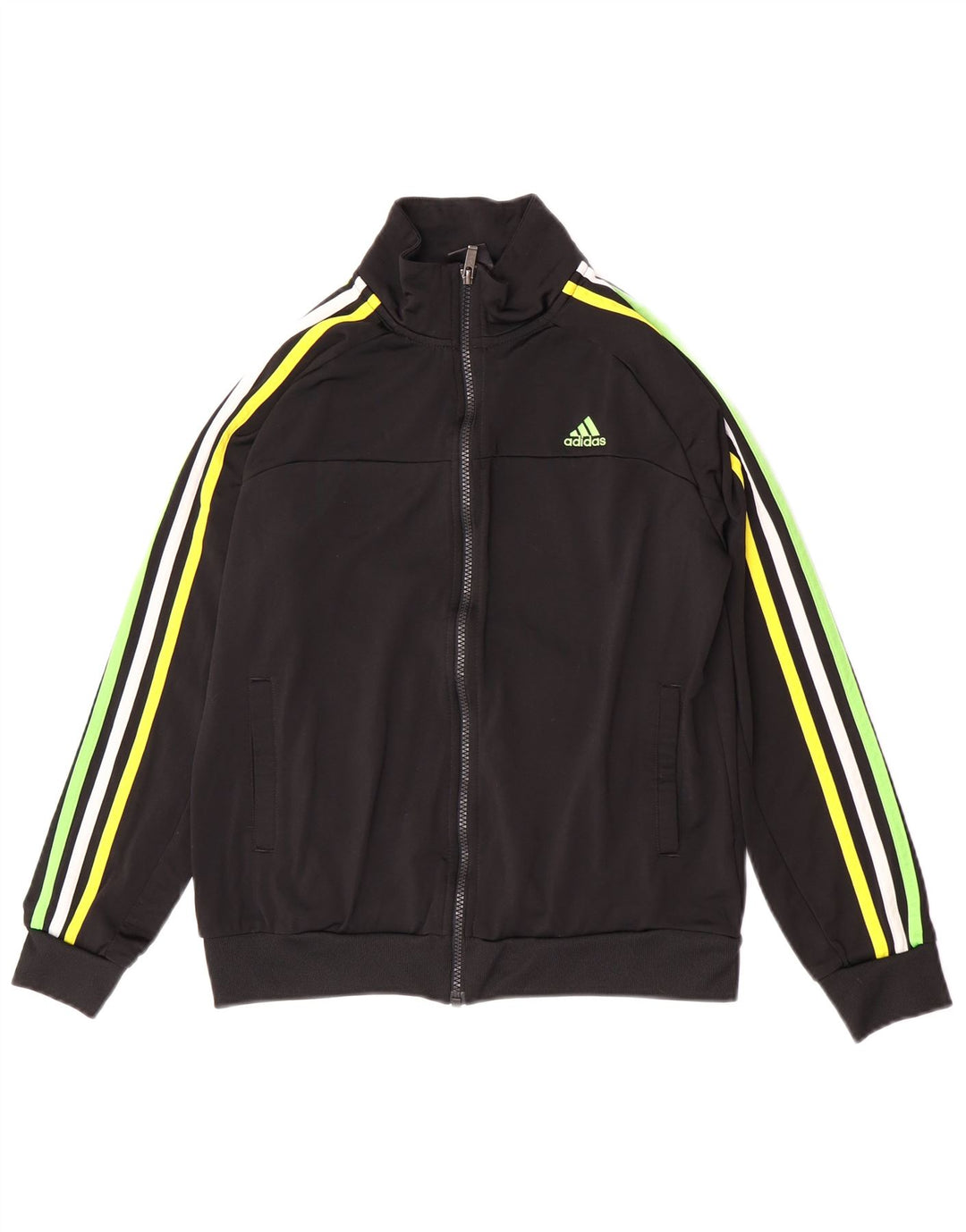 Veste de survêtement Adidas Garçon Climalite 13-14 ans Noir Polyester