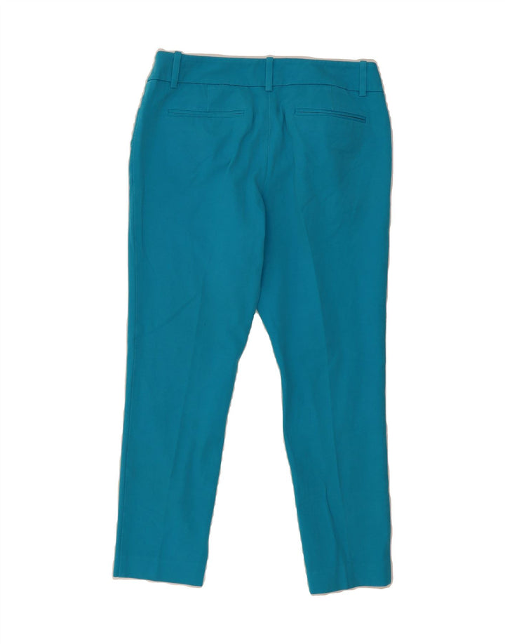 MOSSIMO Womens Slim Casual Trousers US 10 Medium W34 L26 Blue Cotton Vintage Mossimo and Second-Hand Mossimo from Messina Hembry 