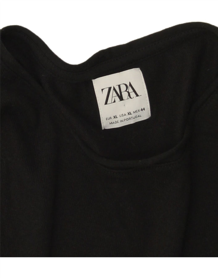 Zara Homme Top Manches Longues XL Noir