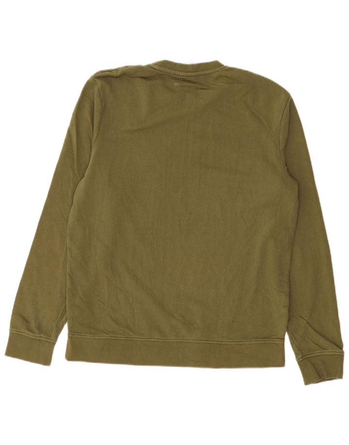 Diadora Homme Sweat-Shirt Graphique Petit Kaki Coton