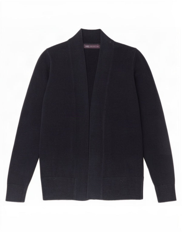 Marks & Spencer Pull cardigan surdimensionné pour femme UK 10 Small Bleu marine
