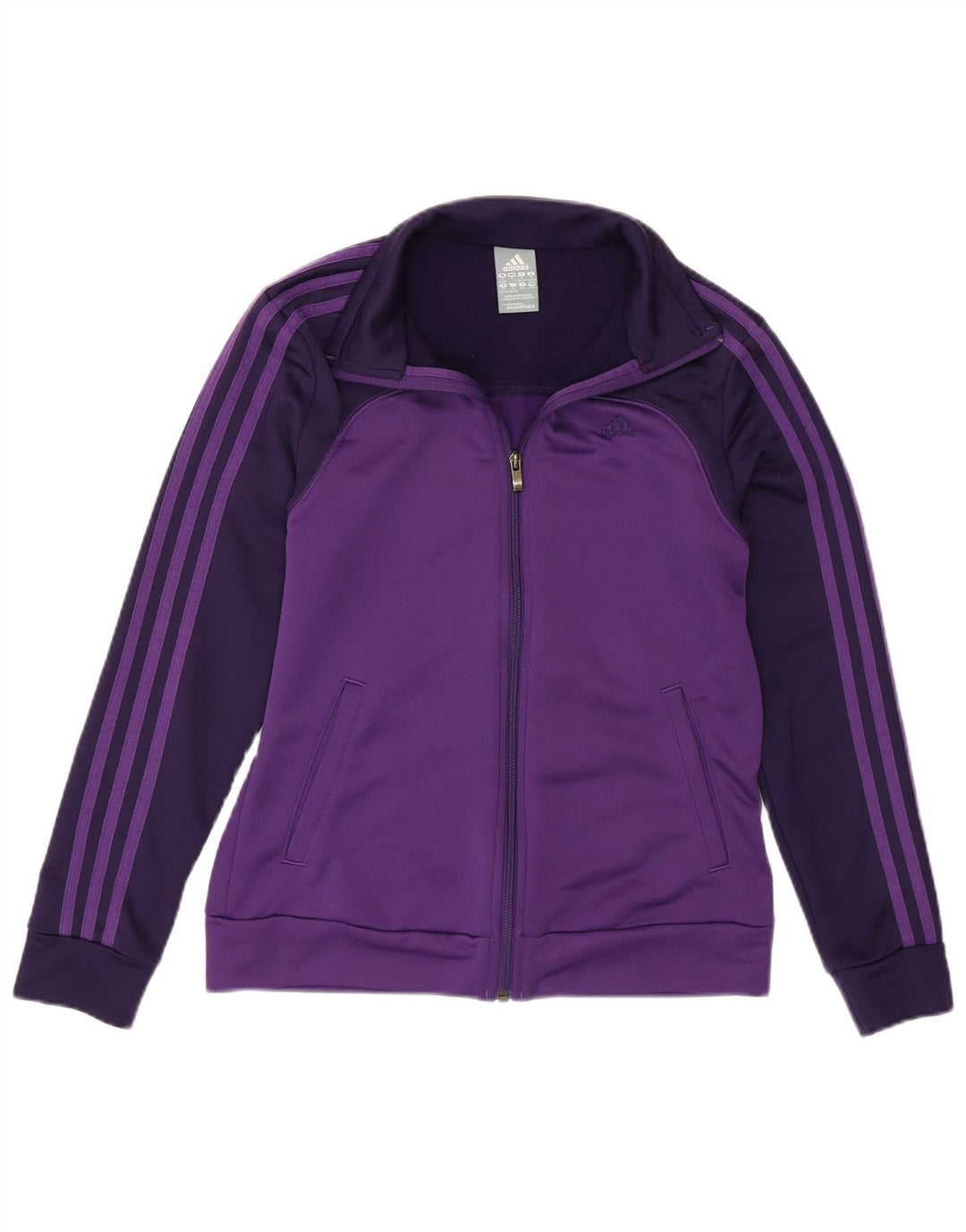 Adidas Veste de survêtement pour femme UK 8/10 Petit Violet Polyester