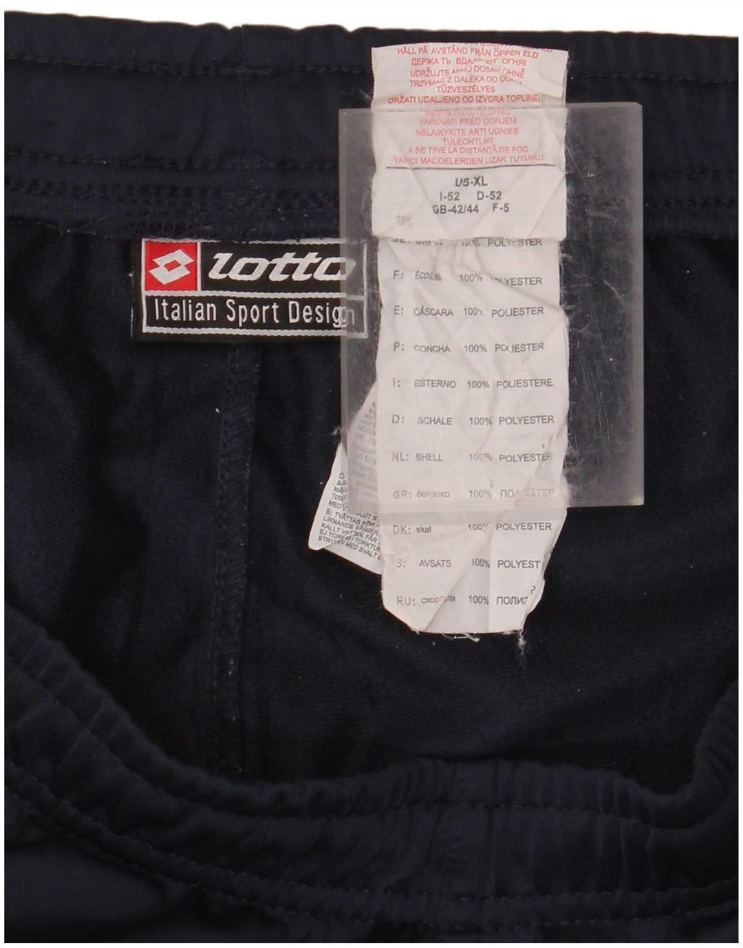LOTTO Pantalon de survêtement pour homme UK 42/44 XL Bleu marine Polyester