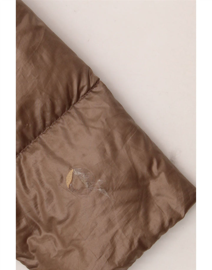 Ralph Lauren Veste matelassée surdimensionnée pour femme UK 10 Small Marron Polyester