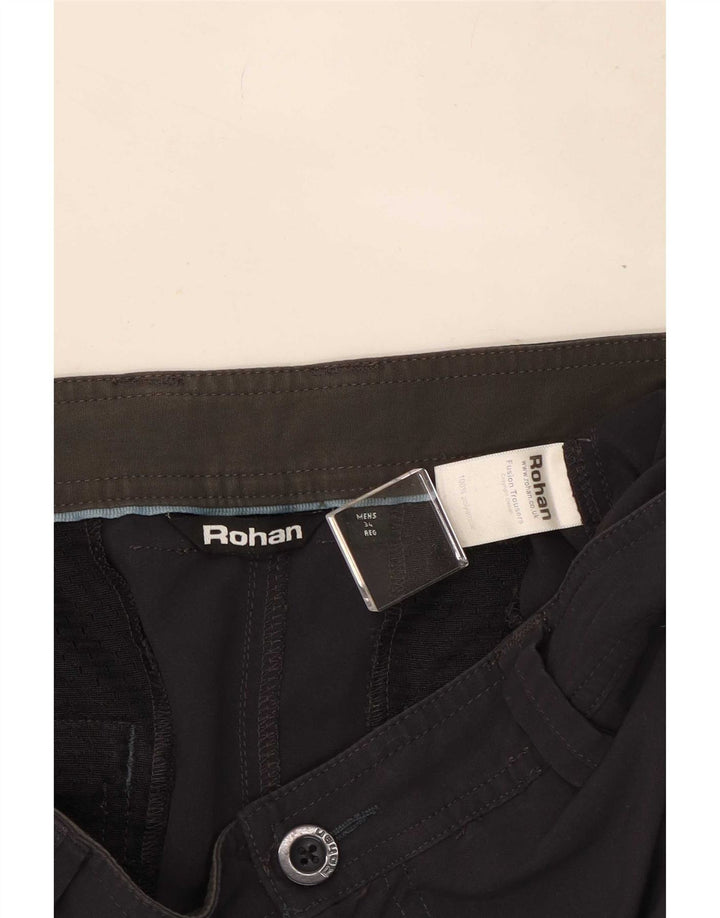 Rohan Pantalon Chino Droit Homme W34 L31 Gris Polyamide