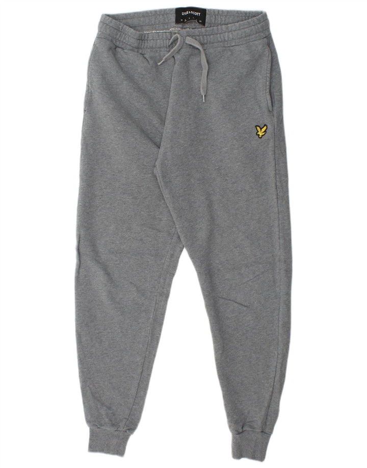 Lyle & Scott Pantalon de survêtement pour homme en coton gris Small