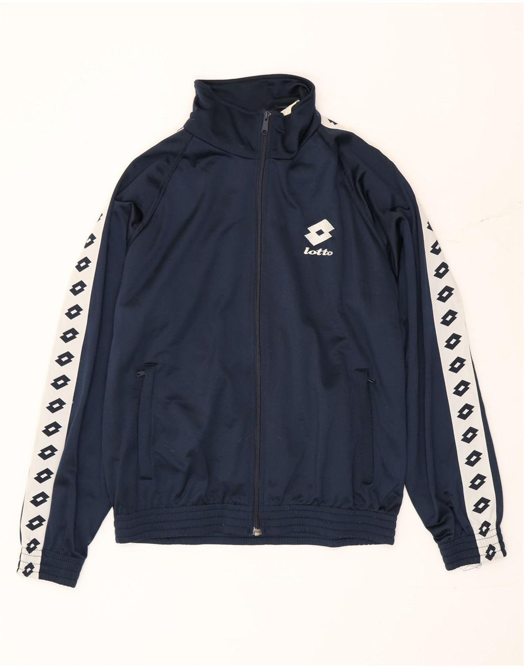 Lotto Veste de Survêtement Graphique pour Homme Large Bleu Marine Colorblock