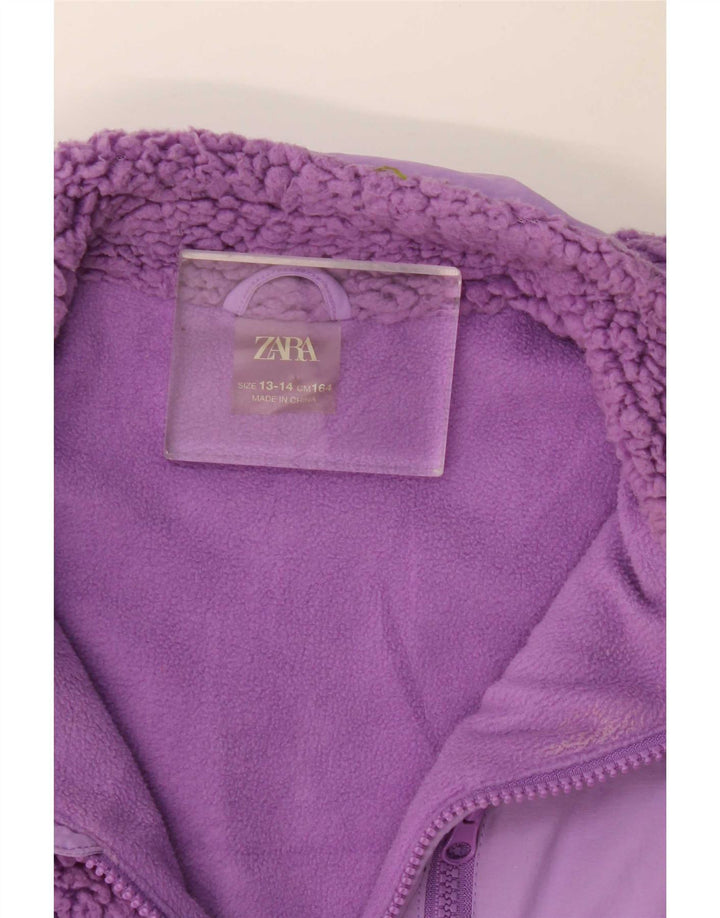 Veste Polaire Fille Zara 13-14 Ans Violet
