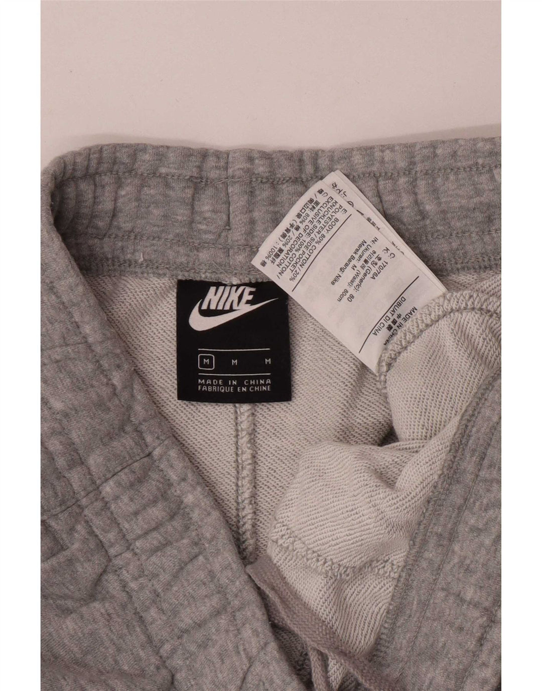 Nike Short de sport en coton gris moyen pour homme