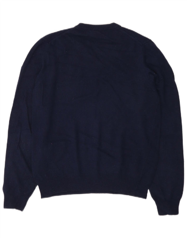 Colmar Pull Col V Femme UK 44 Laine Bleu Marine Moyen