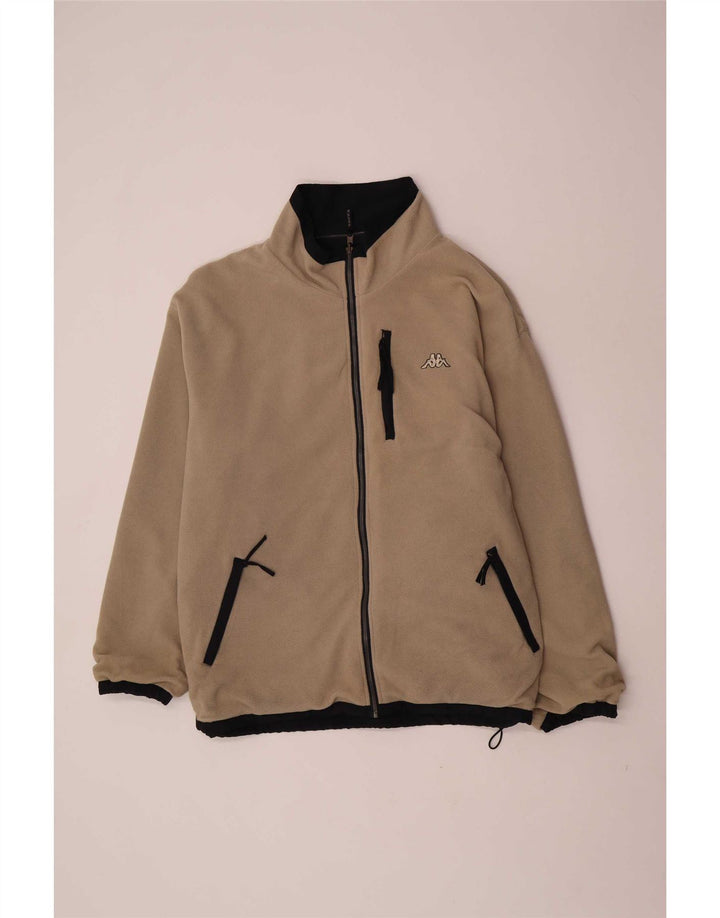 Kappa Veste réversible pour homme UK 42 XL Noir Polyester
