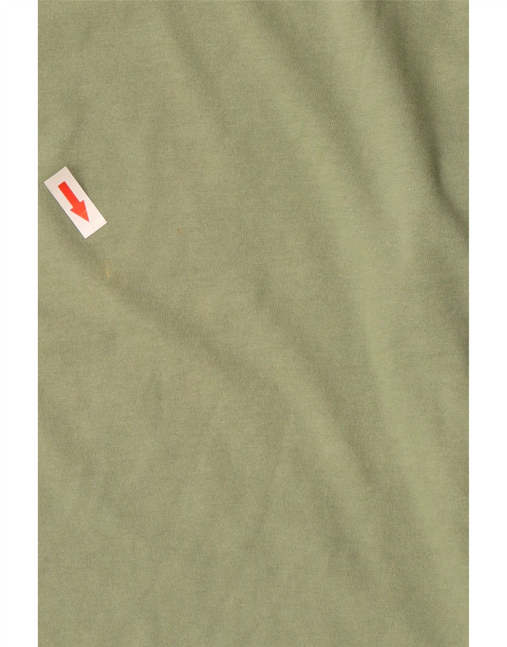 J. CREW Homme Broken In Top Manches Longues XL Vert