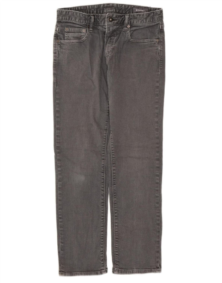 BONOBOS Jean droit femme W29 L30 gris coton