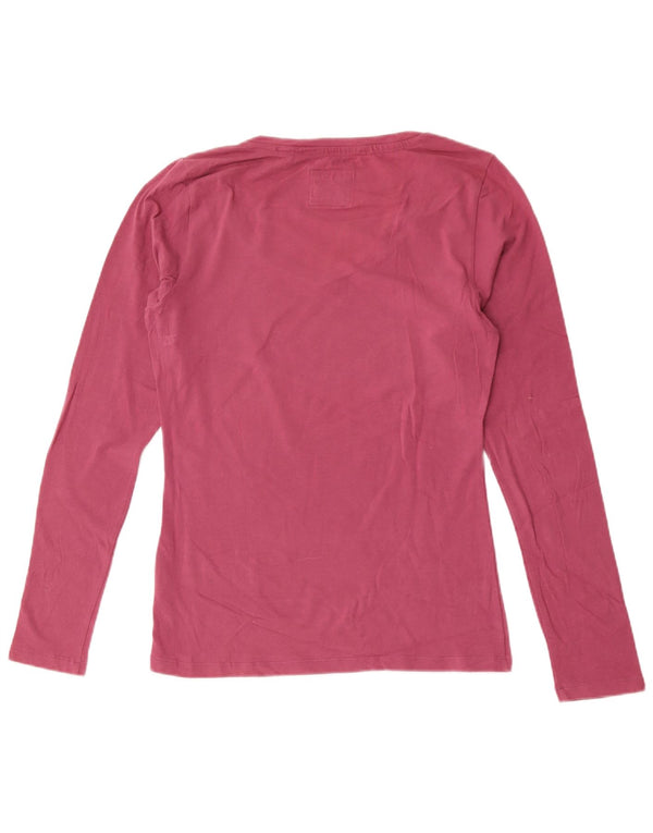 Freddy Haut Graphique Femme Manches Longues UK 18 XL Coton Rose