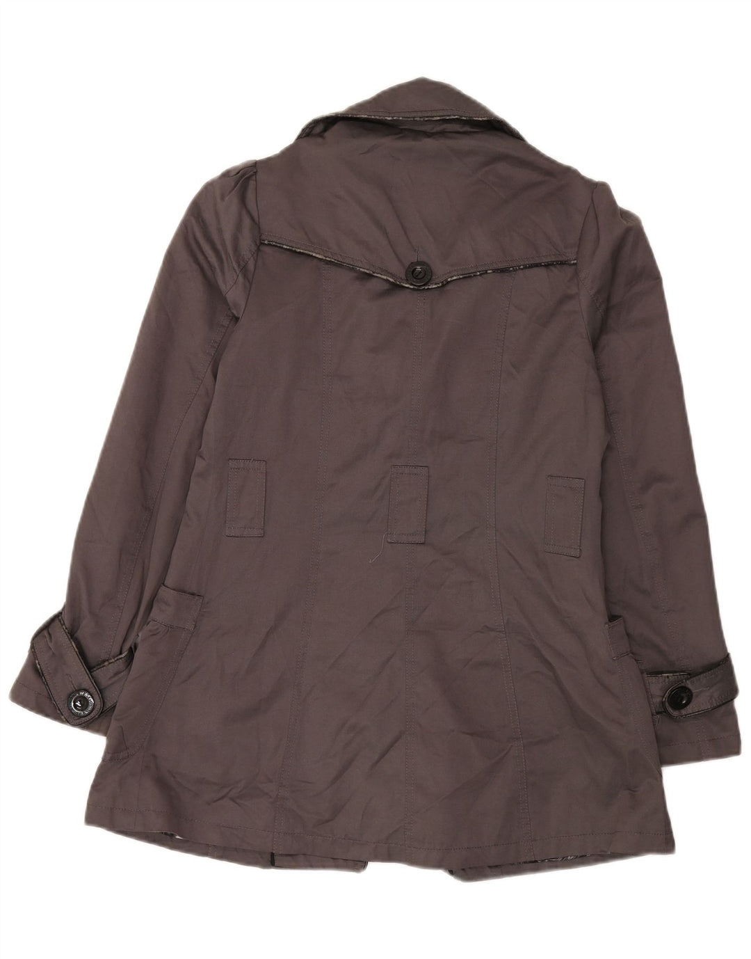 Lipsy Trench Femme UK 42 Gris Moyen Polyester