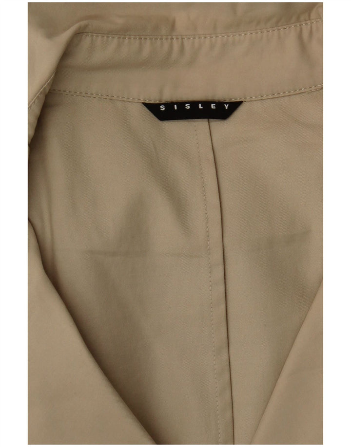 Sisley Trench-Coat Femme UK 44 Beige Moyen