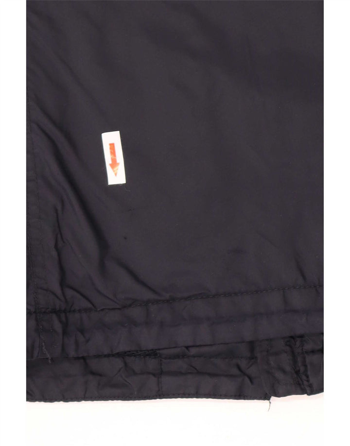 Hollister Veste de pluie pour hommes UK 38 Medium Navy Blue Nylon