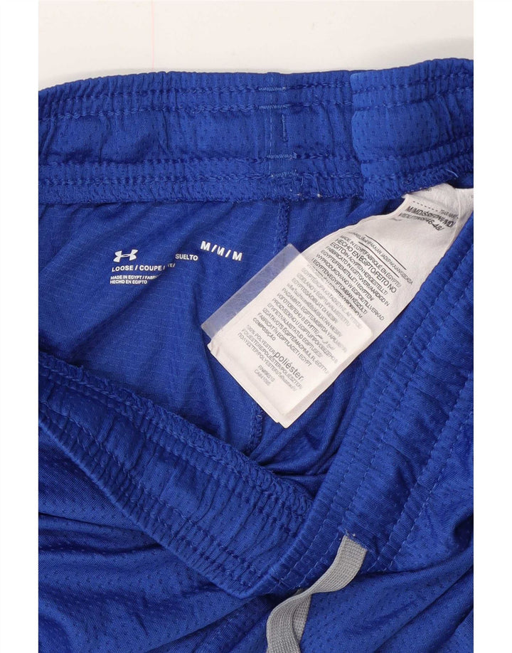Under Armour Short de Sport Homme Bleu Moyen Polyester