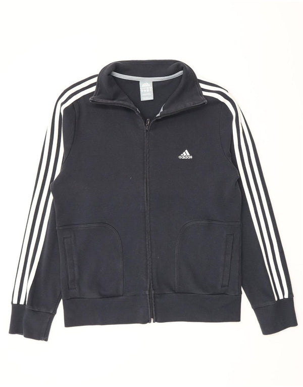 Adidas Veste de survêtement pour femme UK 20 2XL Bleu marine Coton