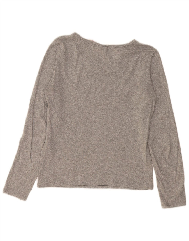 Levi's Top Femme Manches Longues UK 10 Small Gris Coton