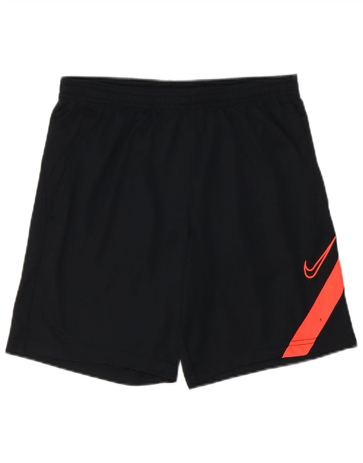 Nike Short de sport Dri Fit pour homme Taille S en polyester color block noir