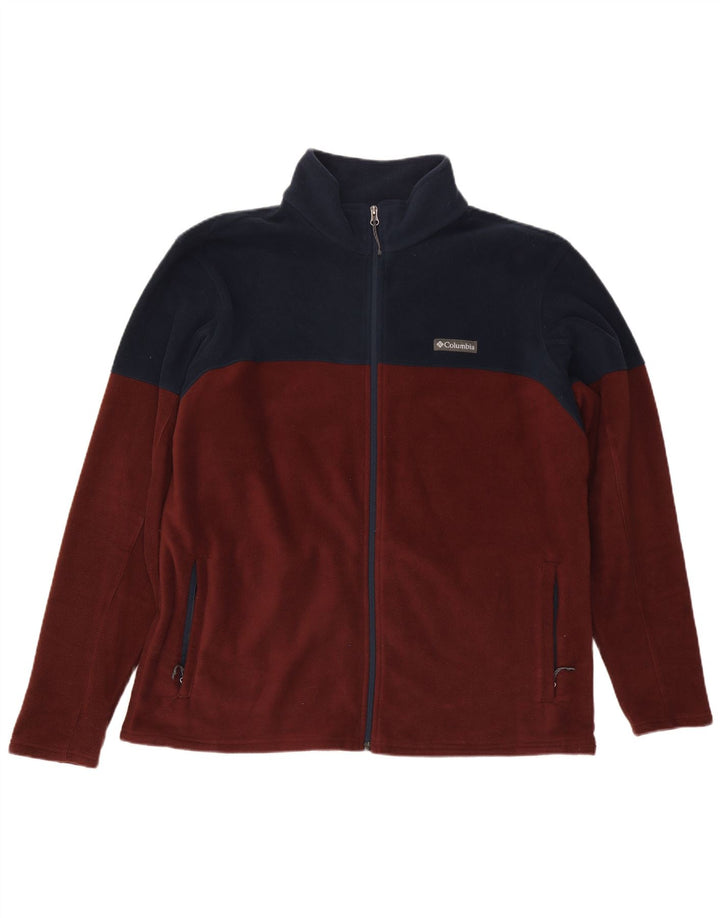 Columbia Veste Polaire Homme UK 44 2XL Marron Colorblock Polyester