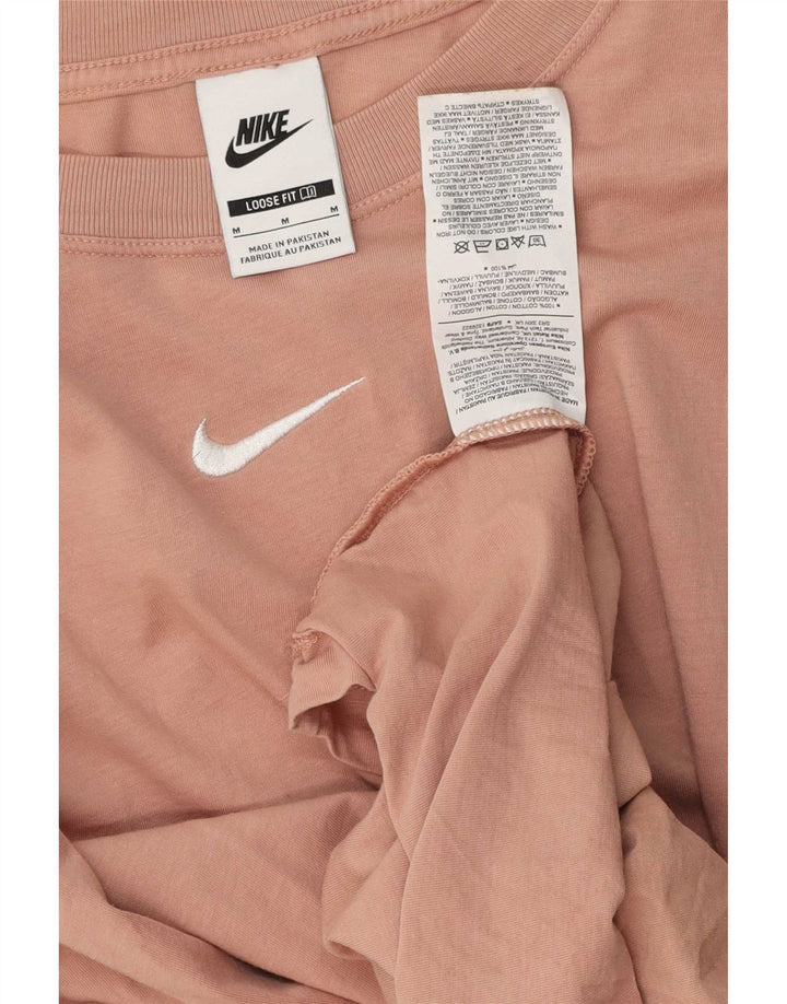 Nike T-shirt coupe ample en coton rose moyen pour homme