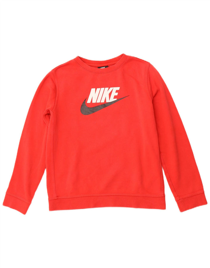 NIKE Sweat-shirt graphique pour garçon 13-14 ans XL Rouge Coton