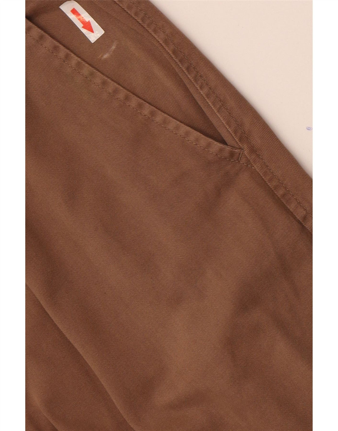 Marks & Spencer Pantalon Chino Coupe Regular Homme W36 L29 Marron Coton