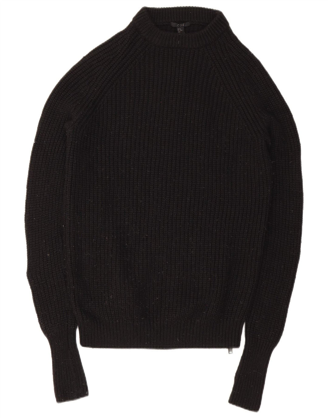 Cos Pull à col rond pour homme XS en laine noire