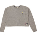 SUPERDRY Womens Oversized Crop Sweatshirt Jumper UK 14 Large  Grey Cotton Vintage Superdry and Second-Hand Superdry from Messina Hembry 