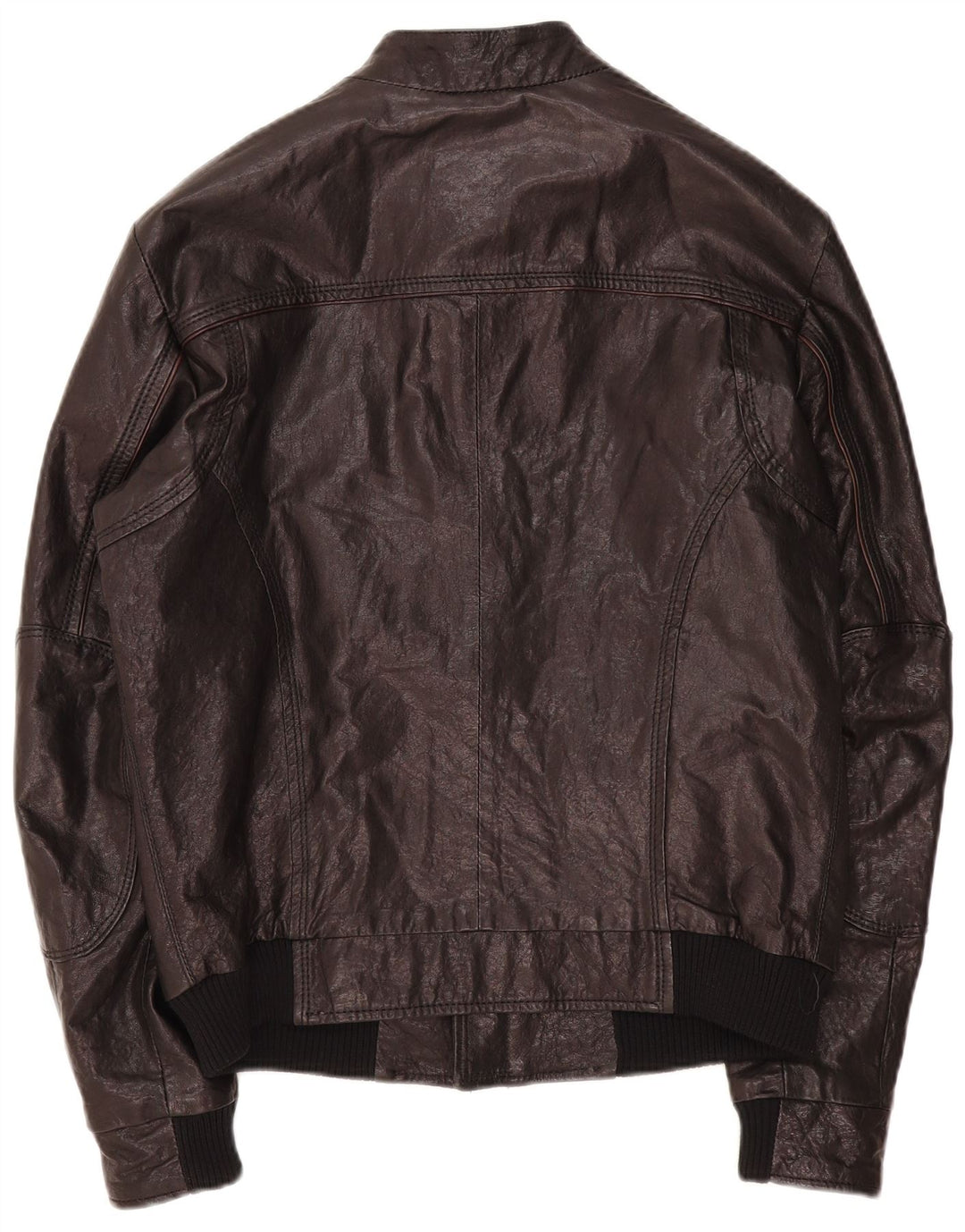 Trussardi Veste en Cuir Homme IT 52 XL Cuir Noir