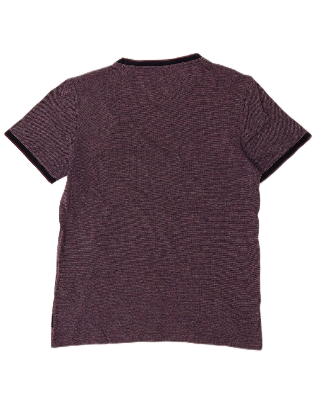 Ted Baker T-Shirt Homme Taille 3 Coton Violet Moyen